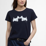 Barbour Women's Barbour Highlands T-Shirt In Navy