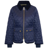 Barbour Women's Fitted Beadnell Quilt Jacket In Navy