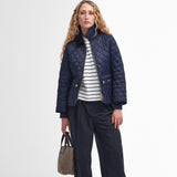 Barbour Women's Fitted Beadnell Quilt Jacket In Navy