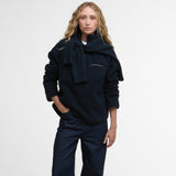 Barbour Women's Half Zip Mersea Overlayer In Navy