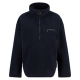Barbour Women's Half Zip Mersea Overlayer In Navy