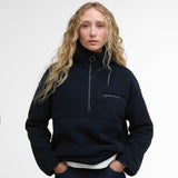 Barbour Women's Half Zip Mersea Overlayer In Navy