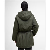 Barbour Women's Inola Showerproof Jacket In Olive/Ancient Tartan
