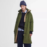 Barbour Women's Iris Waterproof Jacket In Moss/Sand/Pastel Pink