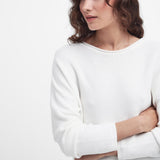 Barbour Women's Marine Knit Jumper In Cloud