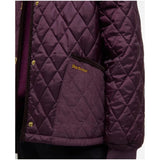 Barbour Women's Marla Quilted Jacket In Black Cherry/Dark Brown/Muted Tartan