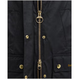 Barbour Women's Modern Beadnell Waxed Jacket In Black/Classic Tartan