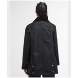 Barbour Women's Modern Beadnell Waxed Jacket In Black/Classic Tartan