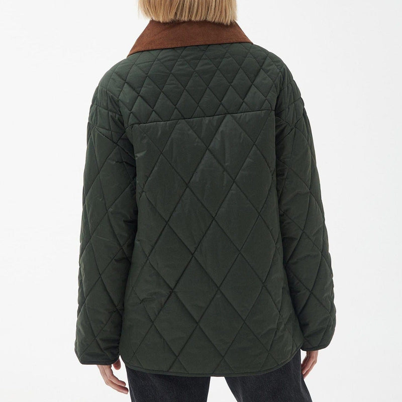 Barbour Woodhall Quilted Jacket in Sage Ancient