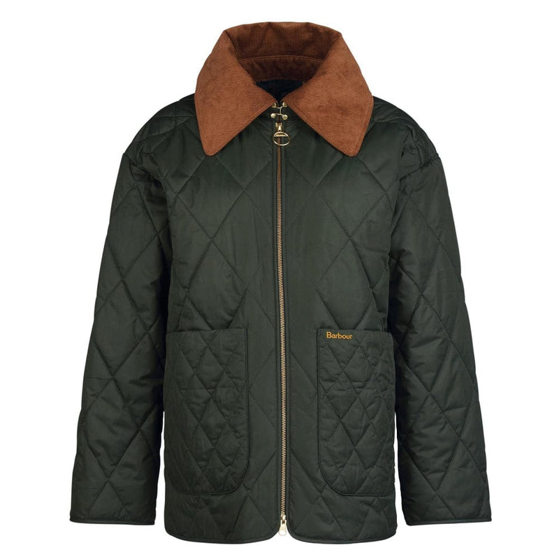Barbour Woodhall Quilted Jacket in Sage Ancient