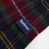 Barbour Wool Cashmere Scarf In Winterberry Tartan