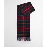 Barbour Wool Cashmere Scarf In Winterberry Tartan