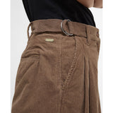 Barbour Yasmin Cord Trousers In Military Brown