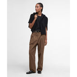 Barbour Yasmin Cord Trousers In Military Brown