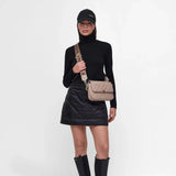 Barbour International Soho Quilted Crossbody Bag In Camel