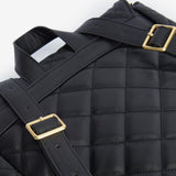 Barbour International Quilted Hoxton Backpack In Black