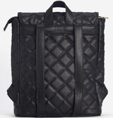 Barbour International Quilted Hoxton Backpack In Black