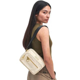 Barbour International Qualify Crossbody Bag In Stone