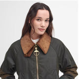Barbour Allerston Waxed Jacket In Olive