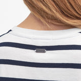 Barbour Madelyn Striped T-Shirt In Navy Stripe