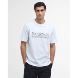 Barbour International Bento Branded Graphic T-shirt In Whisper White