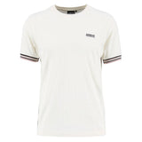 Barbour International Burnwood Tipped Cuff T-Shirt In Whisper White