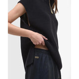Barbour International Clara Relaxed Wide-leg Trousers In Black