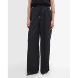 Barbour International Clara Relaxed Wide-leg Trousers In Black