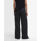 Barbour International Clara Relaxed Wide-leg Trousers In Black