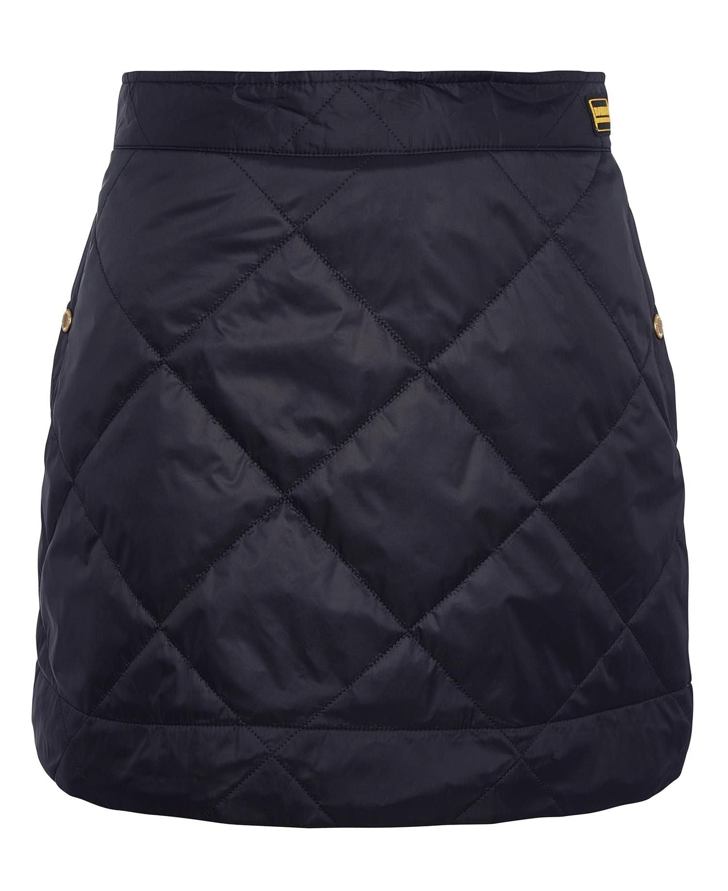 Barbour International Comet Quilted Mini Skirt