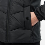 Barbour International Condor Quilted Jacketed Sweat in Black
