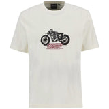 Barbour International Cruise Graphic T-Shirt In Whisper White
