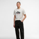 Barbour International Cruise Graphic T-Shirt In Whisper White