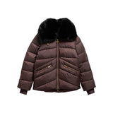 Barbour International Cyrus Puffer Jacket In Truffle