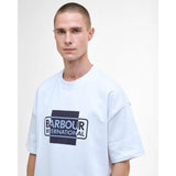 Barbour International Divide Oversized Graphic T-Shirt In White