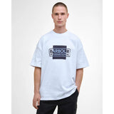 Barbour International Divide Oversized Graphic T-Shirt In White