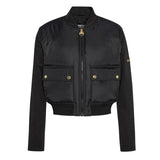Barbour International Emerson Quilted Sweat Jacket In Black