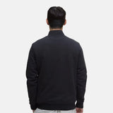 Barbour International Ewan Half Zip Funnel Neck In Black