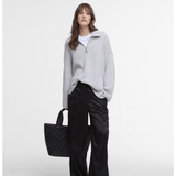 Barbour International Franchesca Knitted Jumper In Silver Cloud