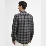 Barbour International Heanes Waffle Check Long-Sleeved Shirt In Black