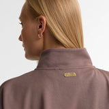 Barbour International Kemora Half-Zip Sweatshirt In Truffle