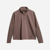 Barbour International Kemora Half-Zip Sweatshirt In Truffle