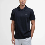 Barbour International Men's Chapter Jacquard Texture Polo In Black