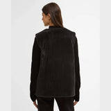 Barbour International Mialn Fur Gilet In Black