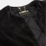 Barbour International Mialn Fur Gilet In Black