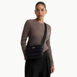 Barbour International Monaco Baffle Quilted Crossbody Bag In Black