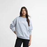 Barbour International Niamh Logo Sweatshirt In Pearl Blue