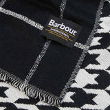 Barbour International Parson Reversible Check Wrap In Black/Chantilly
