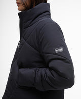 Barbour International Rowen Puffer Jacket in Black