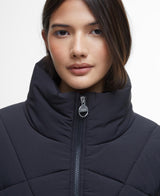 Barbour International Rowen Puffer Jacket in Black